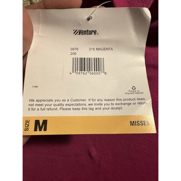 Vintage 1990s Ivy Club Classics Magenta Turtleneck Sweater Size Women’s M NWT - Picture 3 of 3